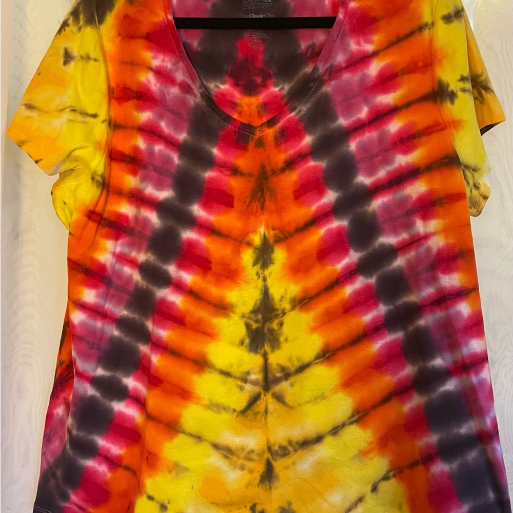 Vibrant Tie-Dye Women's Top